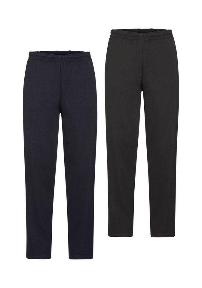 Fruit of the Loom Sweathose (Packung, 2-tlg) Jogger mit offenem Beinabschluss von Fruit of the Loom