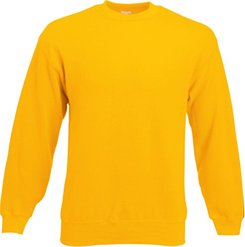 Fruit of the Loom Sweatshirt, Gelb X-Large von Fruit of the Loom