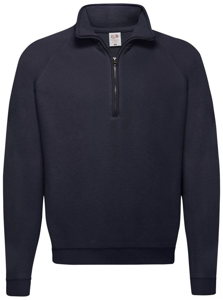 Fruit of the Loom Sweatshirt Fruit of the Loom Classic Zip Neck Sweat von Fruit of the Loom