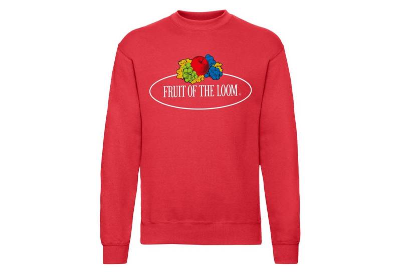 Fruit of the Loom Sweatshirt Sweatshirt mit Vintage-Logo von Fruit of the Loom
