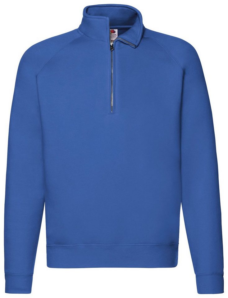 Fruit of the Loom Sweatshirt Fruit of the Loom Premium Zip Neck Sweat von Fruit of the Loom