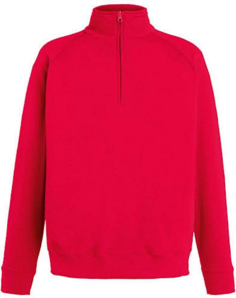Fruit of the Loom Sweatshirt New Lightweight Zip Neck Herren Sweatshirt von Fruit of the Loom