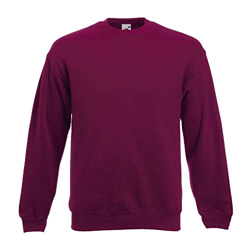 Fruit of the Loom - Sweatshirt 'Set-In' L,Burgundy Fruit of the Loom - Sweatshirt 'Set-In' L,Burgundy von Fruit of the Loom