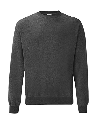 Fruit of the Loom - Sweatshirt 'Set-In' XXL,Dark Heather Fruit of the Loom - Sweatshirt 'Set-In' XXL,Dark Heather von Fruit of the Loom