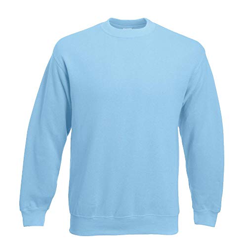 Fruit of the Loom - Sweatshirt 'Set-In' XXL,Sky Blue Fruit of the Loom - Sweatshirt 'Set-In' XXL,Sky Blue von Fruit of the Loom