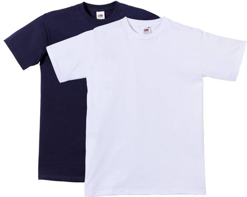 Fruit of the Loom Sweatshirt Unisex-T-Shirt, 2er-Pack Uni von Fruit of the Loom