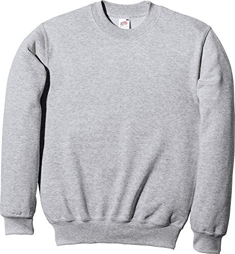 Fruit of the Loom Unisex-Sweatshirt grau Größe XL von Fruit of the Loom