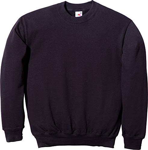 Fruit of the Loom Unisex-Sweatshirt schwarz Größe L von Fruit of the Loom