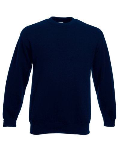 Fruit of the Loom Sweatshirt mit angesetzten ärmeln Gr. XS, Dunkles Marineblau Fruit of the Loom Sweatshirt mit angesetzten ärmeln Gr. XS, Dunkles Marineblau von Fruit of the Loom