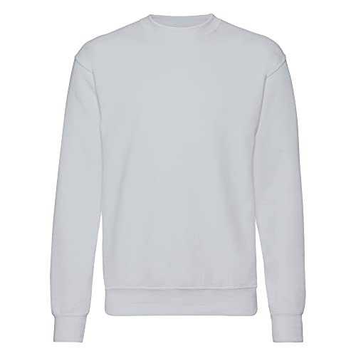 Fruit of the Loom Sweatshirt mit angesetzten ärmeln Gr. XXL, grau meliert von Fruit of the Loom