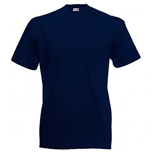 Fruit of the Loom T-Shirt (Valueweight), 27 Farben, kleine bis 4 - Deep Navy - S von Fruit of the Loom