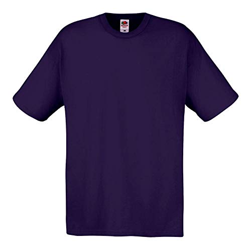 Fruit of the Loom - T-Shirt 'Original T' / Aubergine, M von Fruit of the Loom