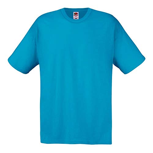 Fruit of the Loom - T-Shirt 'Original T' / Azure Blue, 3XL von Fruit of the Loom