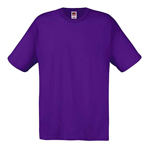 Fruit of the Loom - T-Shirt 'Original T' / Purple, XL von Fruit of the Loom