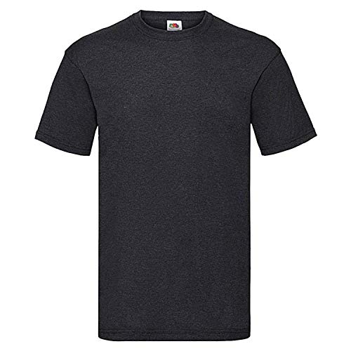 Fruit of the Loom - T-Shirt 'Valueweight T' / Dark Heather Grey, XL von Fruit of the Loom