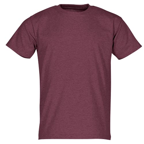 Fruit of the Loom - T-Shirt 'Valueweight T', Größe:XL, Farbe:Burgund meliert von Fruit of the Loom