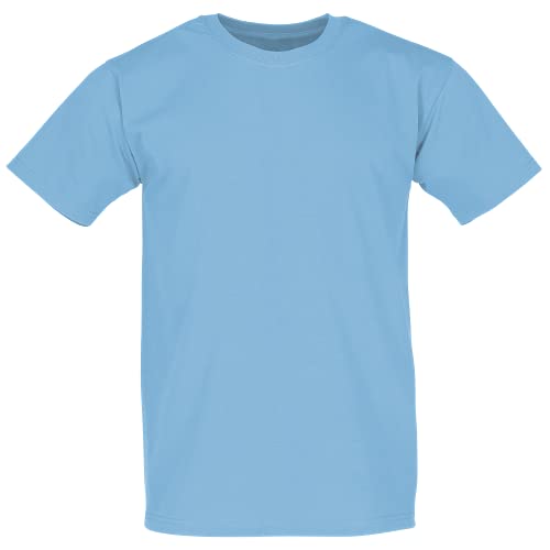 Fruit of the Loom - T-Shirt 'Valueweight T' / Sky Blue, 3XL von Fruit of the Loom
