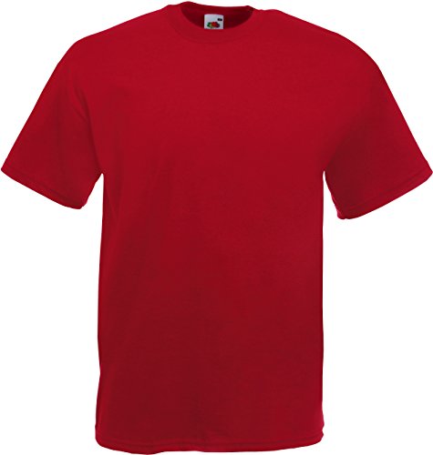 Fruit of the Loom T-Shirt Valueweight T Rot Brick Red M von Fruit of the Loom