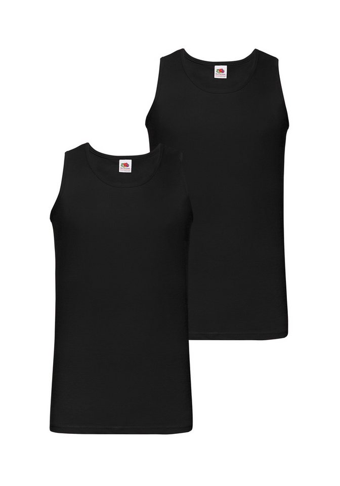 Fruit of the Loom Tanktop (Packung, 2-tlg) aus reiner Baumwolle von Fruit of the Loom