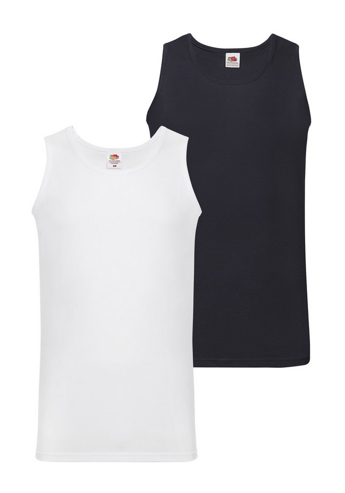 Fruit of the Loom Tanktop (Packung, 2-tlg) aus reiner Baumwolle von Fruit of the Loom