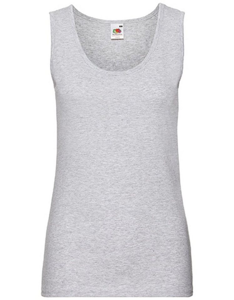 Fruit of the Loom Tanktop 1er/2er-Set Damen Tank Top / ärmelloses Shirt für Frauen u. Mädchen (2-tlg) Gr. XS bis XXL - verschiedene Farben von Fruit of the Loom