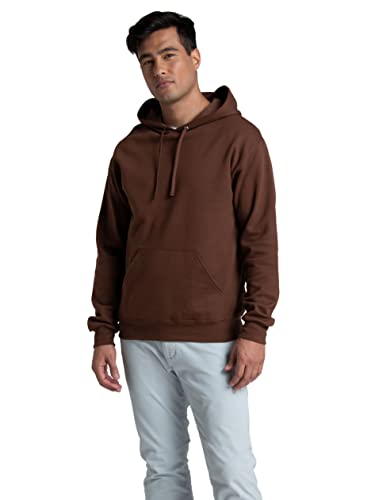 Fruit of the Loom Unisex Eversoft Fleece-Hoodies, Pullover & Durchgehender Reißverschluss, feuchtigkeitsableitend und atmungsaktiv, Größen S-4X Kapuzenpullover, Warmes Mokka, X-Large von Fruit of the Loom