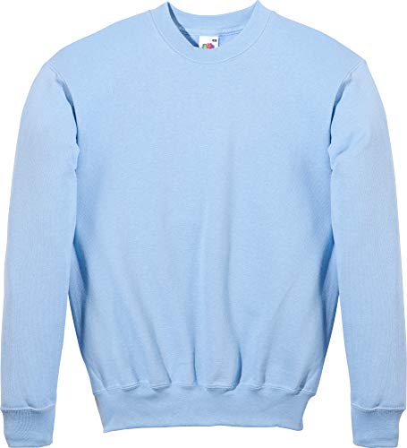 Fruit of the Loom Unisex-Sweatshirt hellblau Größe XXL von Fruit of the Loom