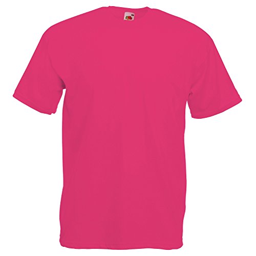 Fruit of the Loom Value T-Shirt Fuchsia XL von Fruit of the Loom