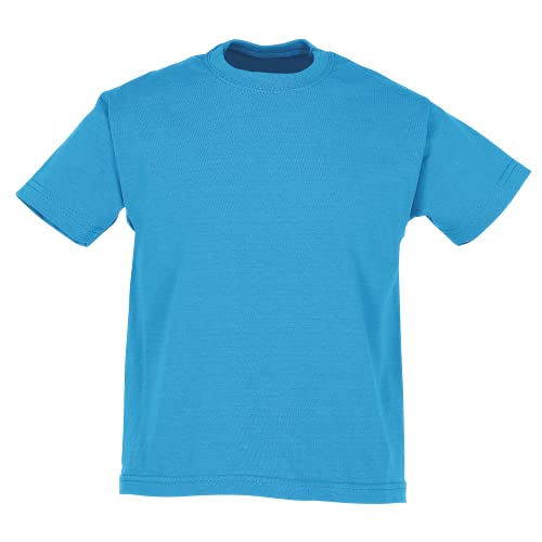 Fruit of the Loom Valueweight Kinder T-Shirt, Azure, 116 von Fruit of the Loom