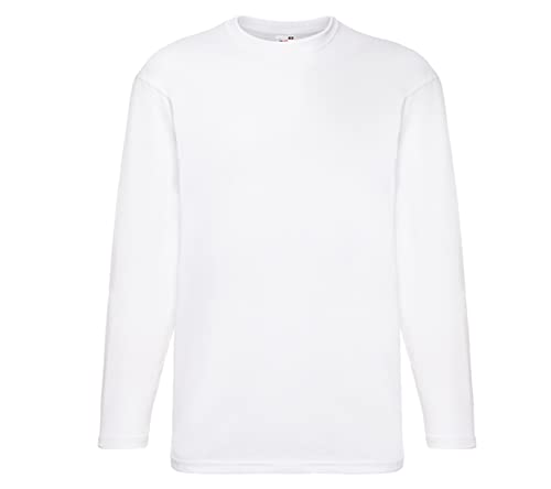 Fruit of the Loom Valueweight Langarm T - Farbe: White - Größe: 4XL von Fruit of the Loom