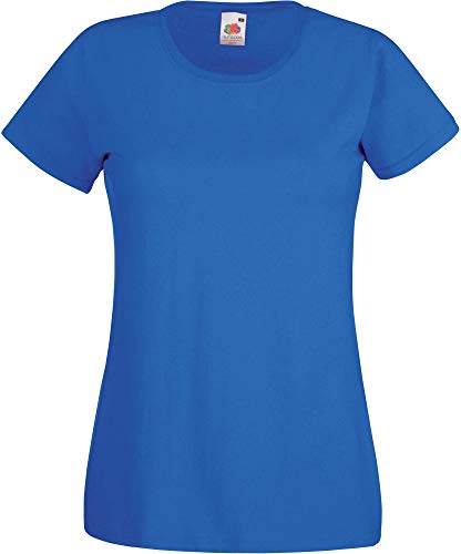 Fruit of the Loom Valueweight T-Shirt für Damen, Herren, Blue - Royal blue, XL von Fruit of the Loom