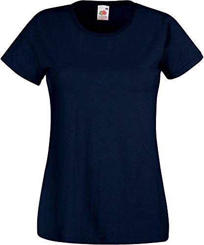 Fruit of the Loom Valueweight T-Shirt für Damen marineblau S Fruit of the Loom Valueweight T-Shirt für Damen marineblau S von Fruit of the Loom