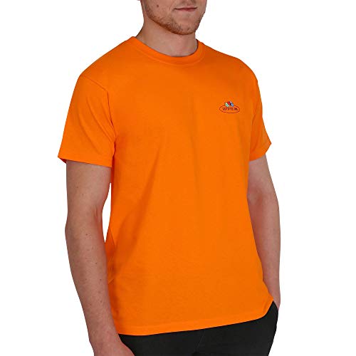 Fruit of the Loom Valueweight T mit Vintage-Logo, Farbe:orange, Größe:2XL von Fruit of the Loom