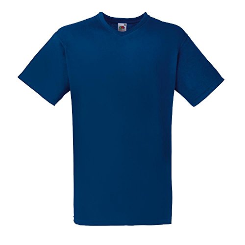 Fruit of the Loom Valueweight V-Neck T, Farbe:Navy, Größe:4XL von Fruit of the Loom