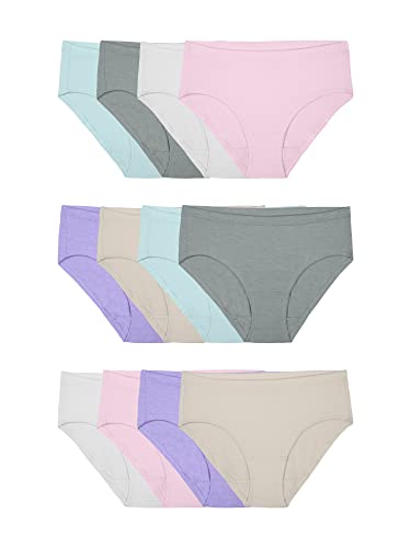 Fruit of the Loom Women's Underwear Beyondsoft Panties (Regular & Plus Size), Hipster-Modal-12 Pack, 9 von Fruit of the Loom