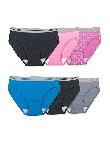 Fruit of the Loom Women’s Underwear Cotton Bikini Panty Multipack, Assorted, 5 von Fruit of the Loom