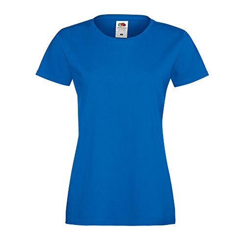Fruit of the Loom Womens Jersey Junior Crew T-Shirt (SSFJR) -ROYAL -M von Fruit of the Loom