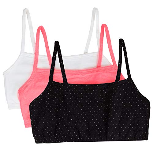 Fruit of the Loom Womens Spaghetti Strap Pullover Sports Bra, 3-Pack von Fruit of the Loom