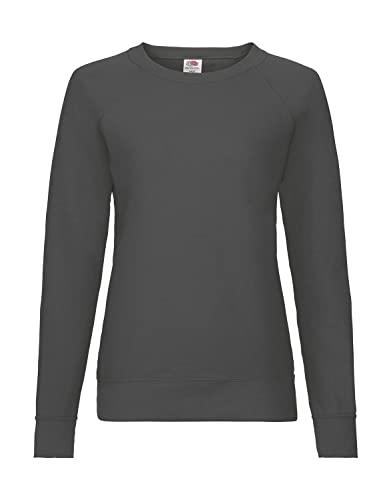 Fruit of the Loom leichtes Sweatshirt mit Raglanärmel, für Damen Gr. XXL, Light Graphite Fruit of the Loom leichtes Sweatshirt mit Raglanärmel, für Damen Gr. XXL, Light Graphite von Fruit of the Loom