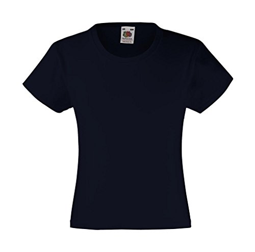 Fruit of the Loom: Girls` Valueweight T 61-005-0, Größe:164 (14-15);Farbe:Deep Navy von Fruit of the Loom