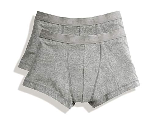 Fruit of the Loom: Herrenshorts Shorty (2er Pack) 67-020-7, Größe:S;Farbe:Light Grey Marl von Fruit of the Loom