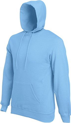 Fruit of the Loom: Hooded Sweat 62-208-0, Größe:S;Farbe:Sky Blue von Fruit of the Loom