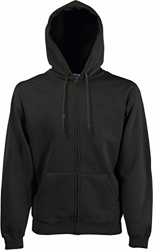 Fruit of the Loom: Hooded Zip Sweat 62-034-0, Größe:XL;Farbe:Charcoal von Fruit of the Loom