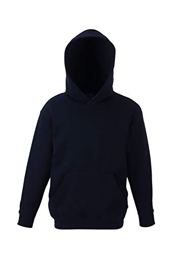 Fruit of the Loom: Kids Hooded Sweat 62-037-0, Größe:128 (7-8);Farbe:Deep Navy von Fruit of the Loom