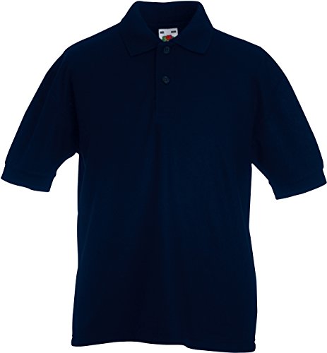 Fruit of the Loom: Kids` Polo 65:35 63-417-0, Größe:128 (7-8);Farbe:Deep Navy von Fruit of the Loom