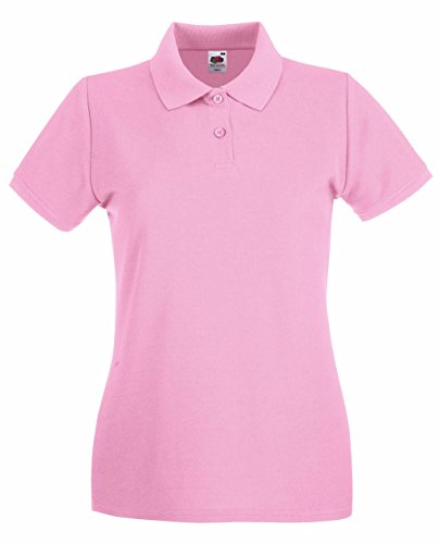 Fruit of the Loom: Lady-Fit Premium Polo 63-030-0, Größe:M (12);Farbe:Light Pink von Fruit of the Loom