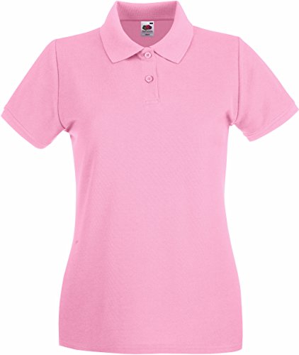 Fruit of the Loom: Lady-Fit Premium Polo 63-030-0, Größe:M (12);Farbe:Light Pink von Fruit of the Loom