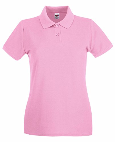 Fruit of the Loom: Lady-Fit Premium Polo 63-030-0, Größe:XL (16);Farbe:Light Pink von Fruit of the Loom