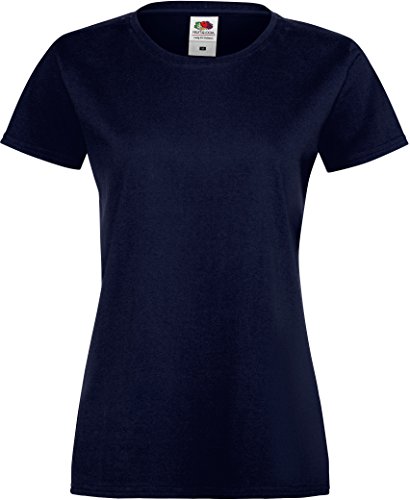 Fruit of the Loom: Lady-Fit Sofspun® T 61-414-0, Größe:M;Farbe:Deep Navy von Fruit of the Loom