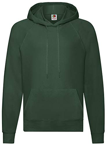 Fruit of the Loom: Lightweight Hooded Sweat 62-140-0, Größe:2XL;Farbe:Bottle Green von Fruit of the Loom